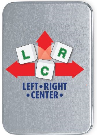 Left Right Center Game in Metal Tin main image